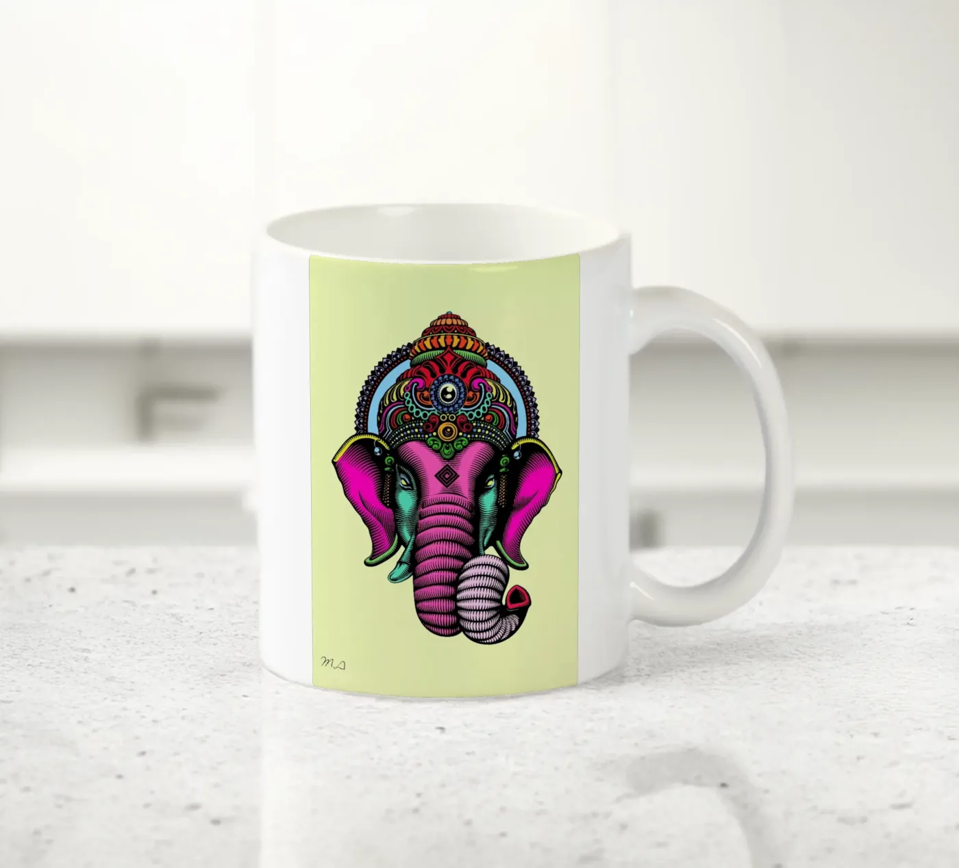 India ceramic mug by Mark Ashkenazi