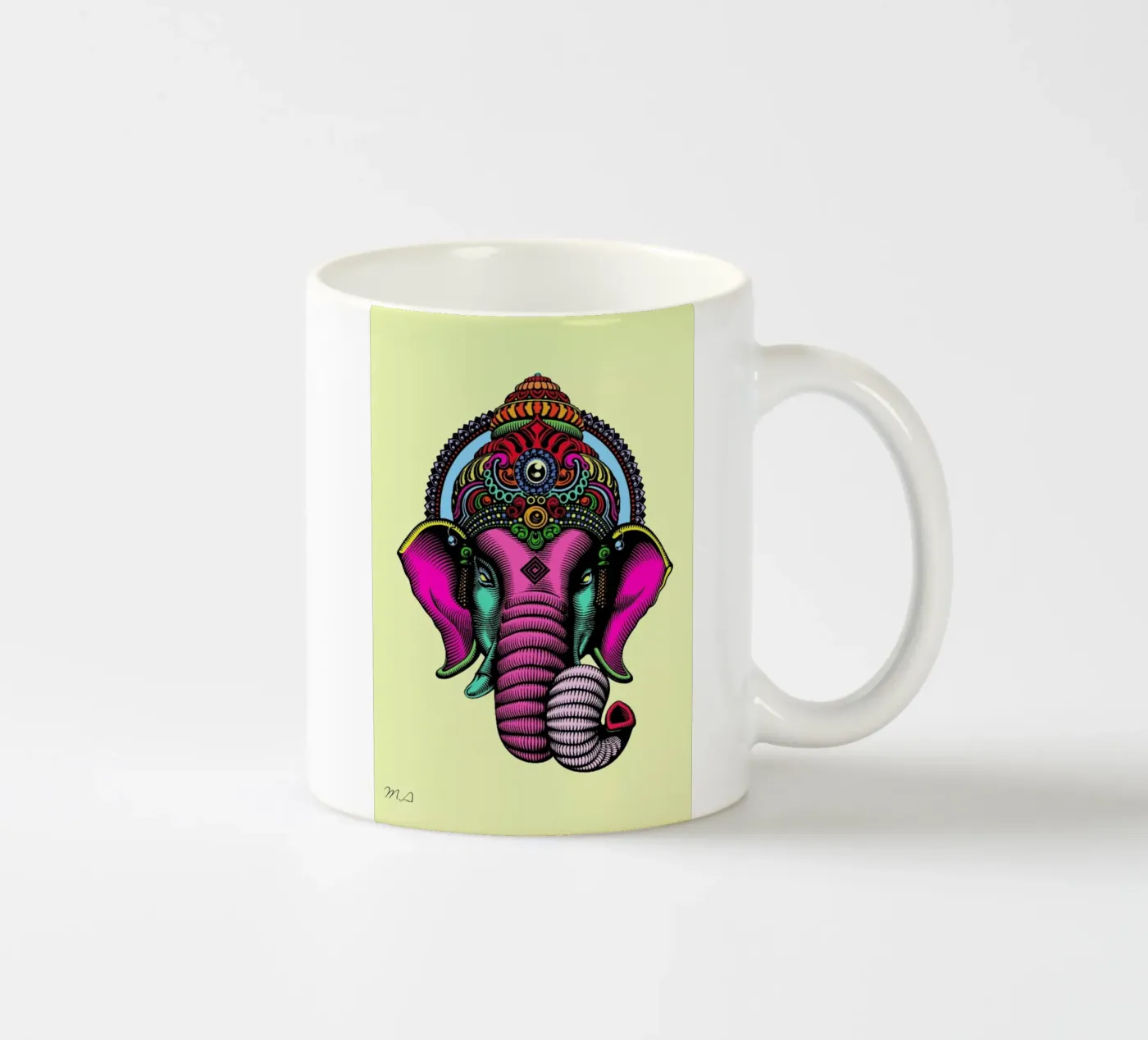 India ceramic mug by Mark Ashkenazi