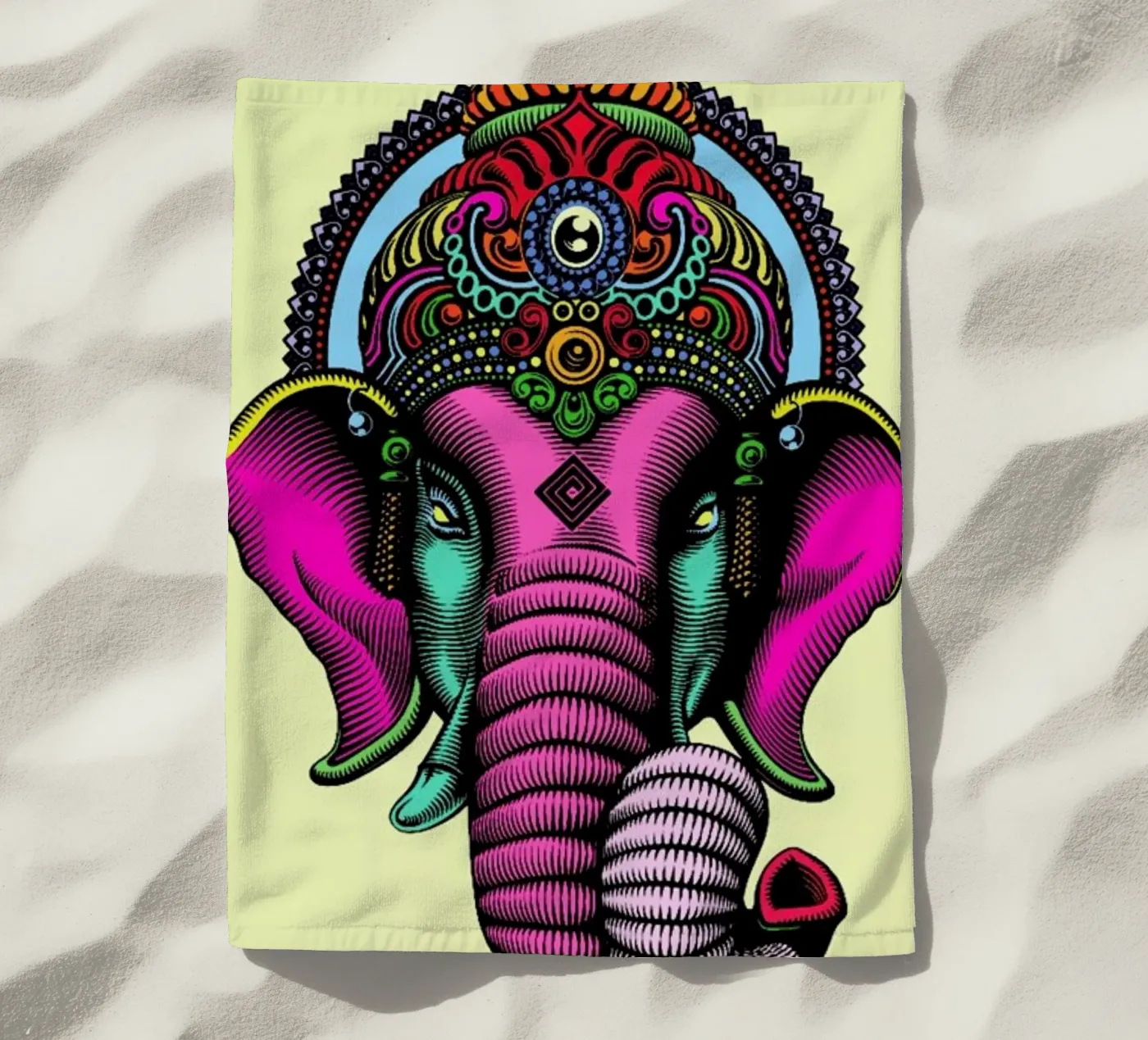 India Strandtuch von Mark Ashkenazi