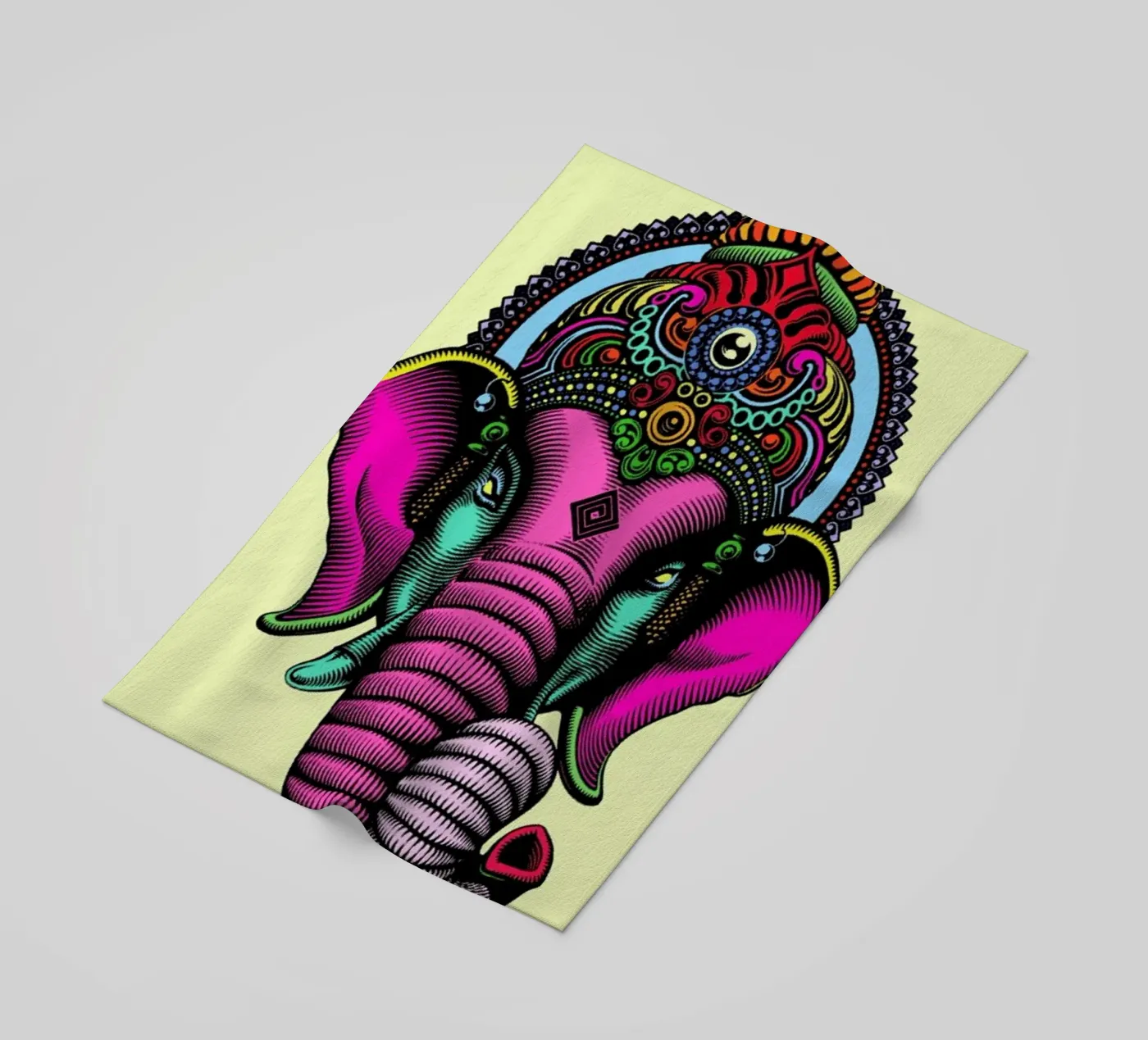 India Strandtuch von Mark Ashkenazi