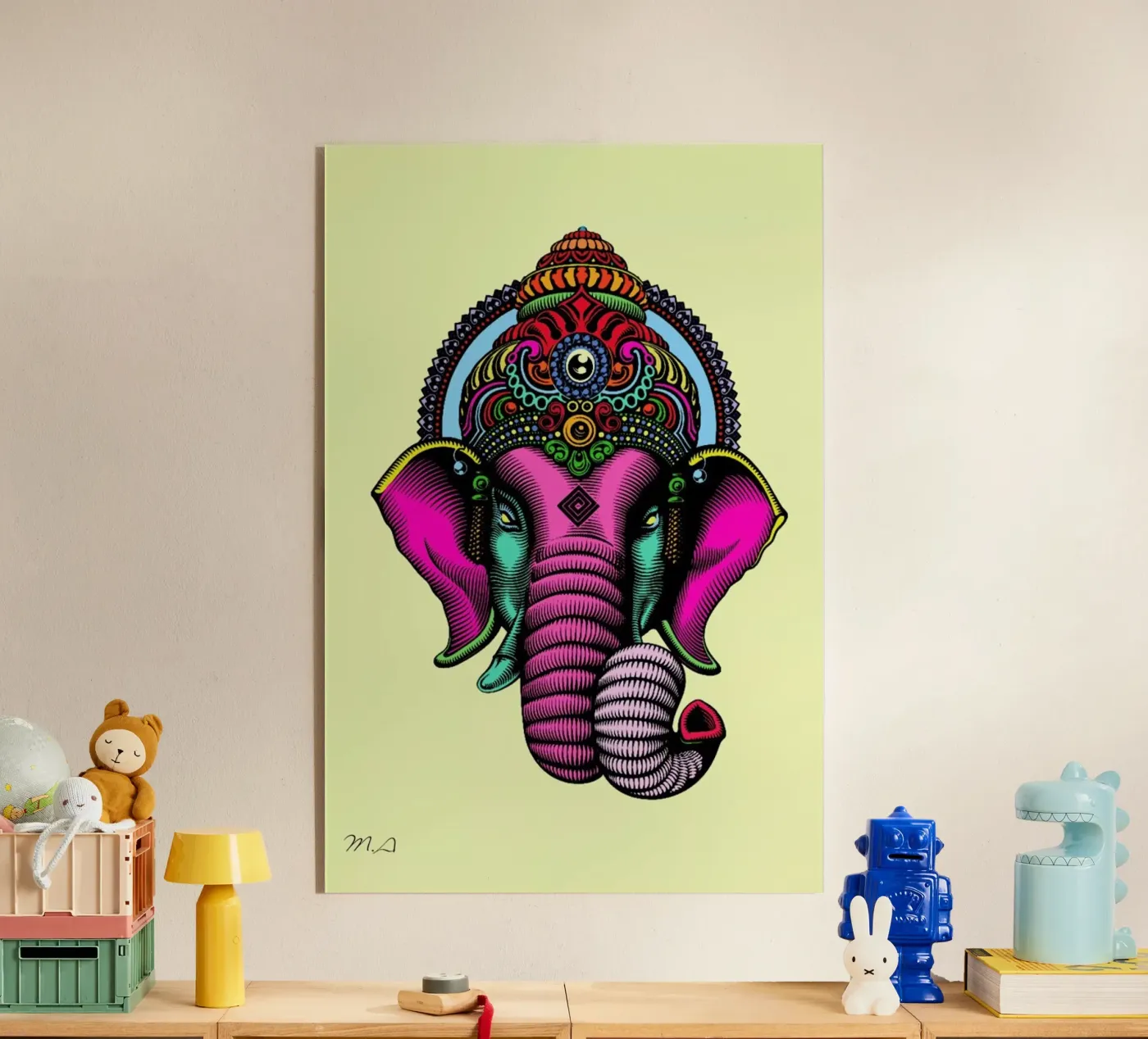 India plexiglas de Mark Ashkenazi