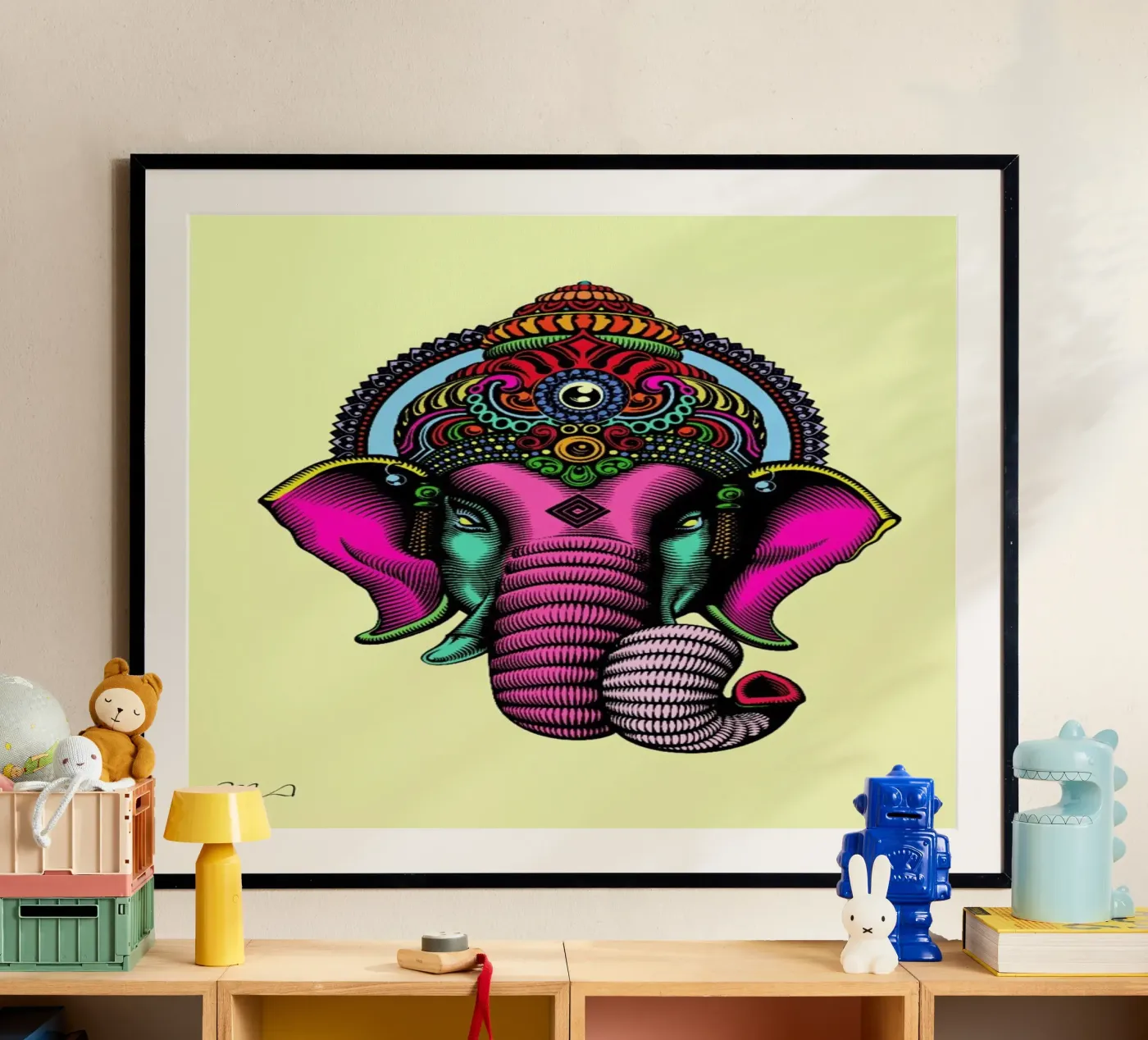 India Poster von Mark Ashkenazi