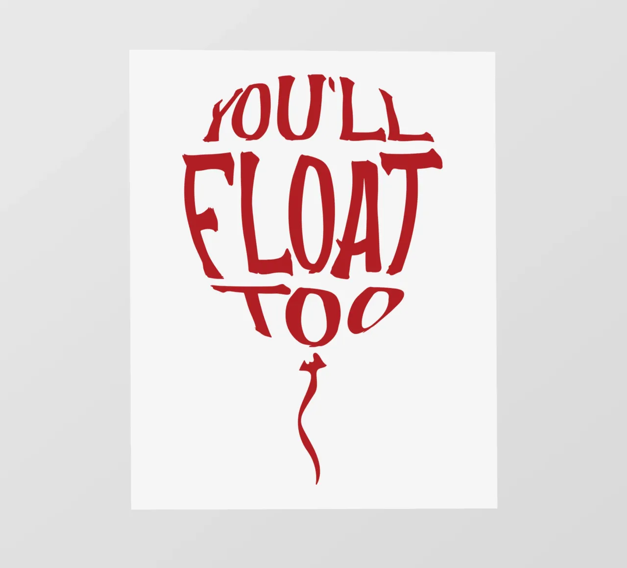 You'll float too telo in pvc da edsonramosart