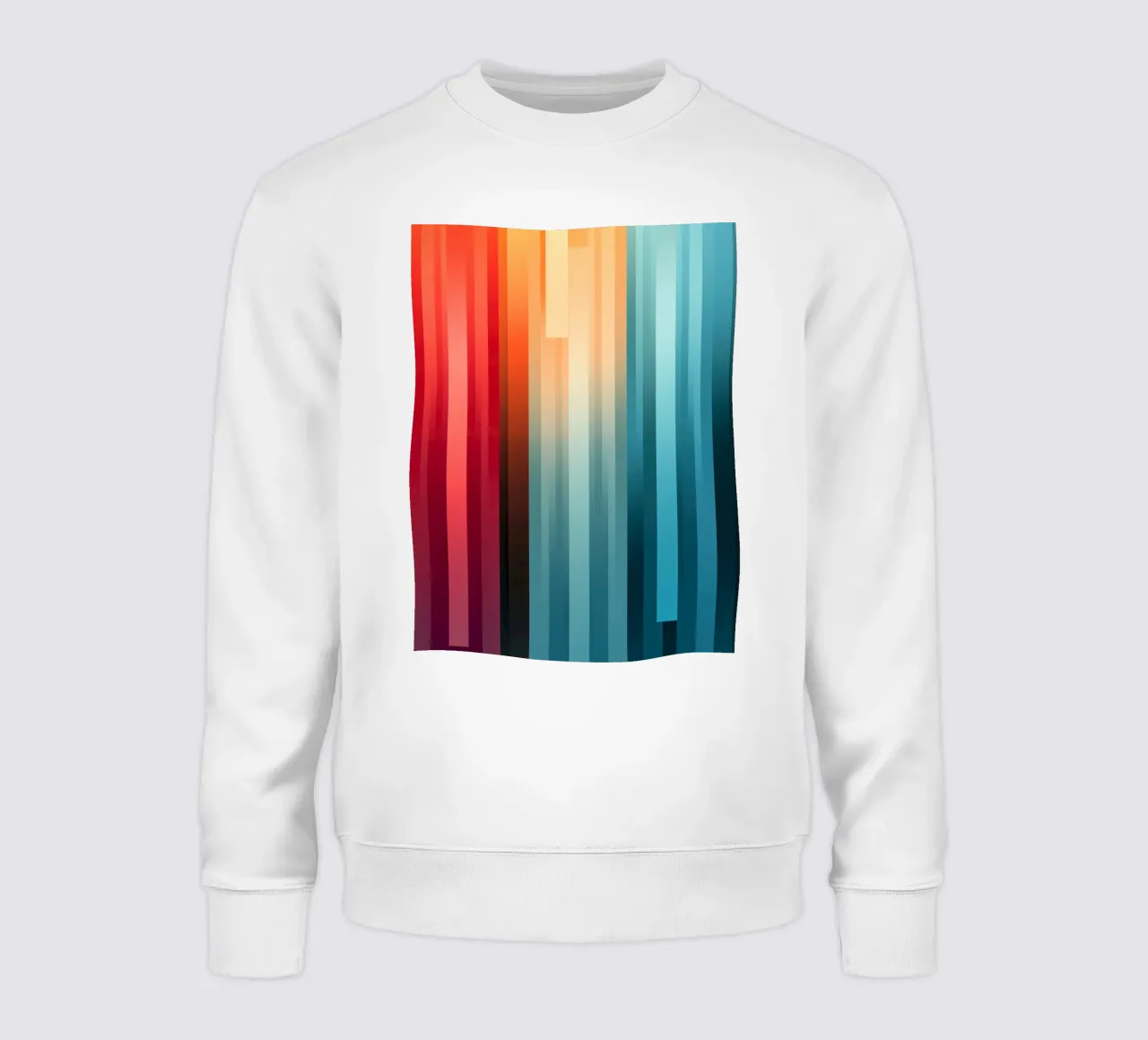 Design decorativo a righe in colori vivaci felpa da Autofocus
