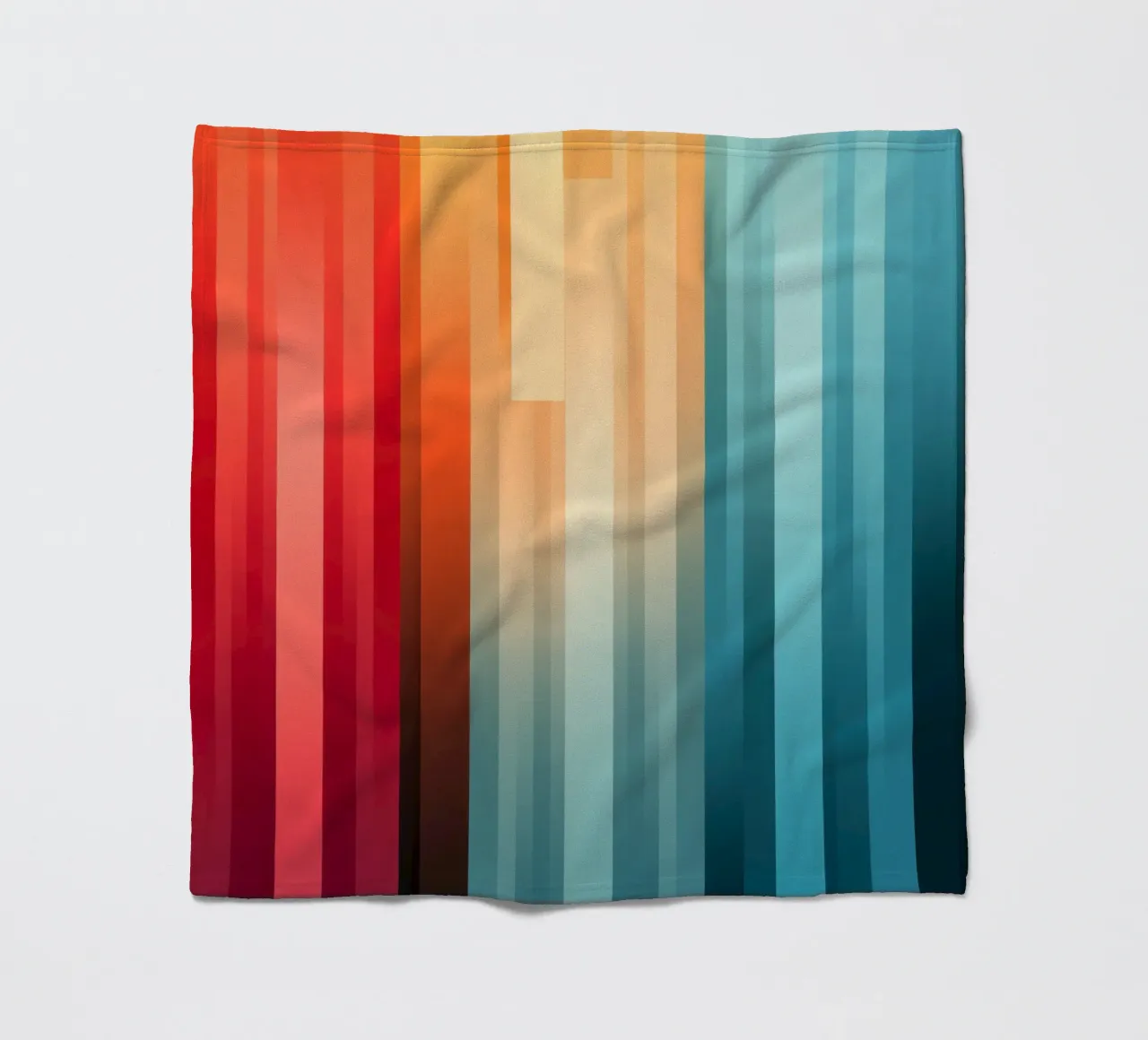 Design decorativo a righe in colori vivaci coperta in pile da Autofocus