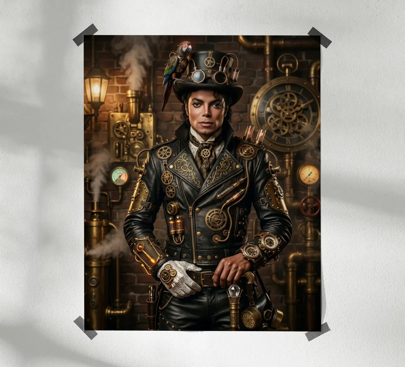 Michael Jackson steampunk poster by Alter Ego