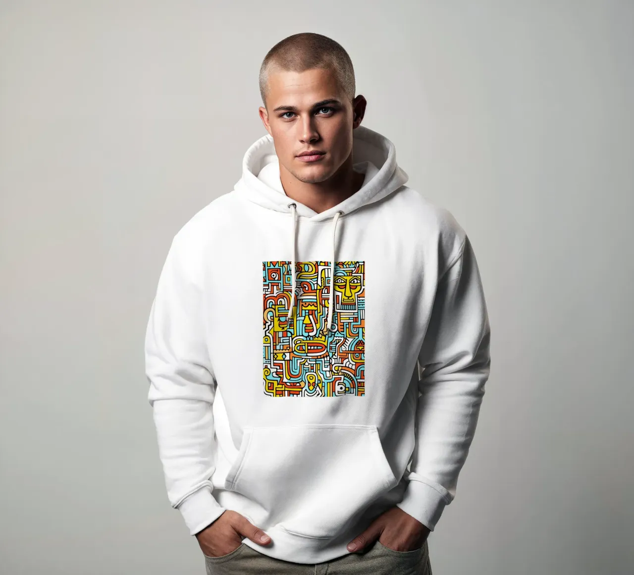Decorative doodles | About individuality and creativity hoodie by Autofocus
