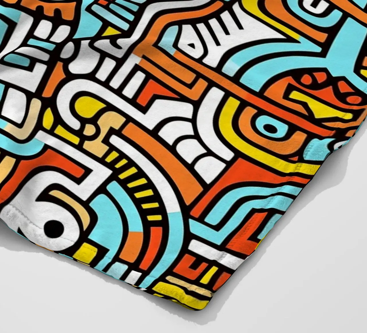 Decorative doodles | About individuality and creativity fleece blanket by Autofocus