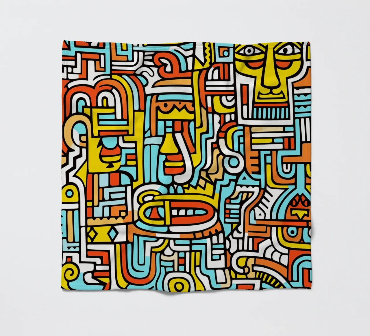 Decorative doodles | About individuality and creativity fleece blanket by Autofocus
