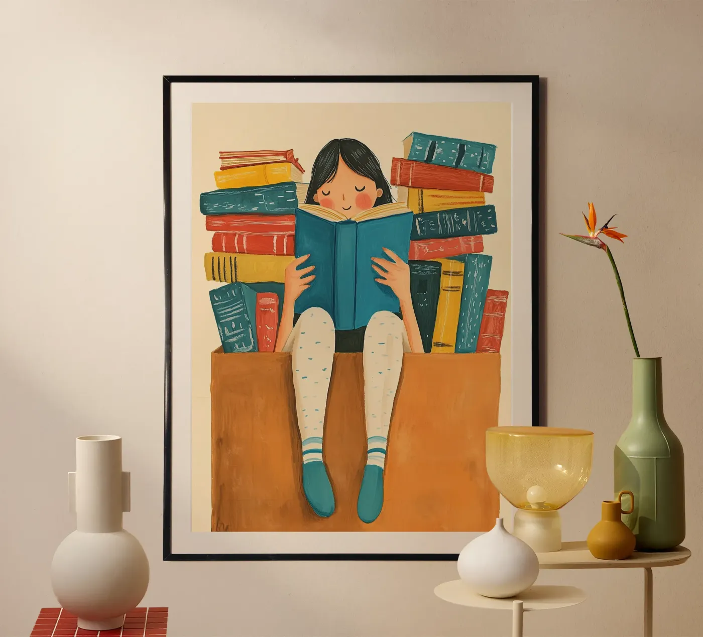 Cozy Bookworm poster da Freya
