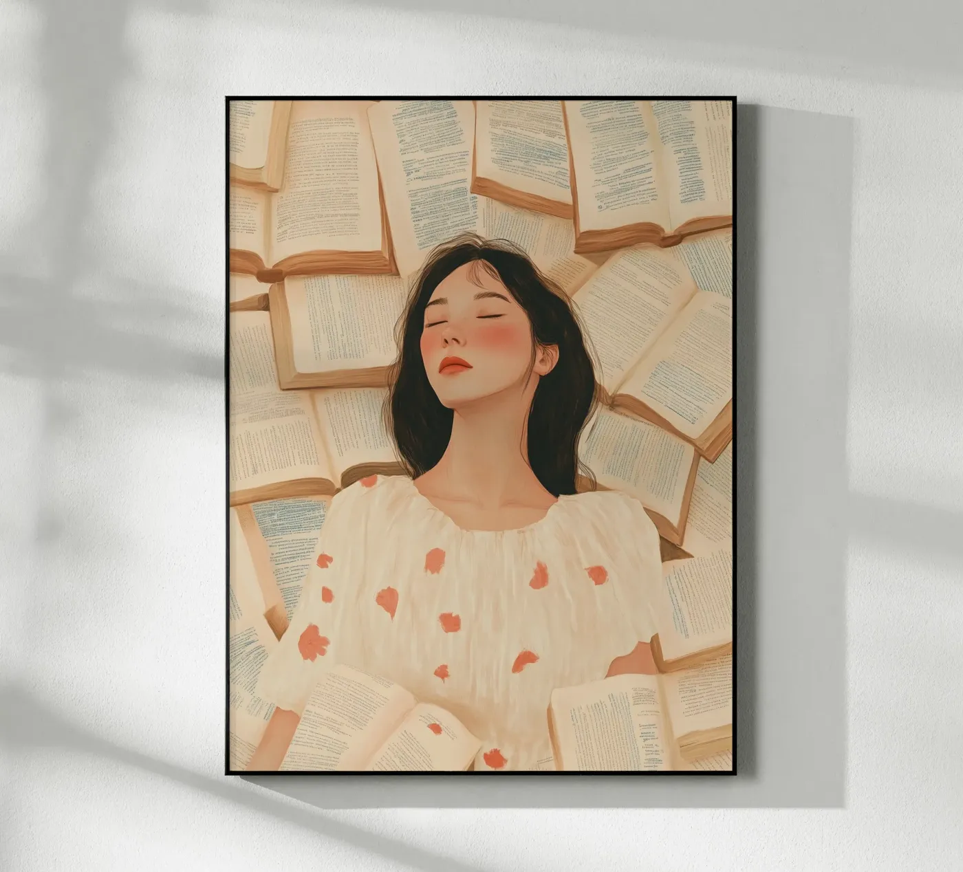 Lost Between Pages acryl van Freya