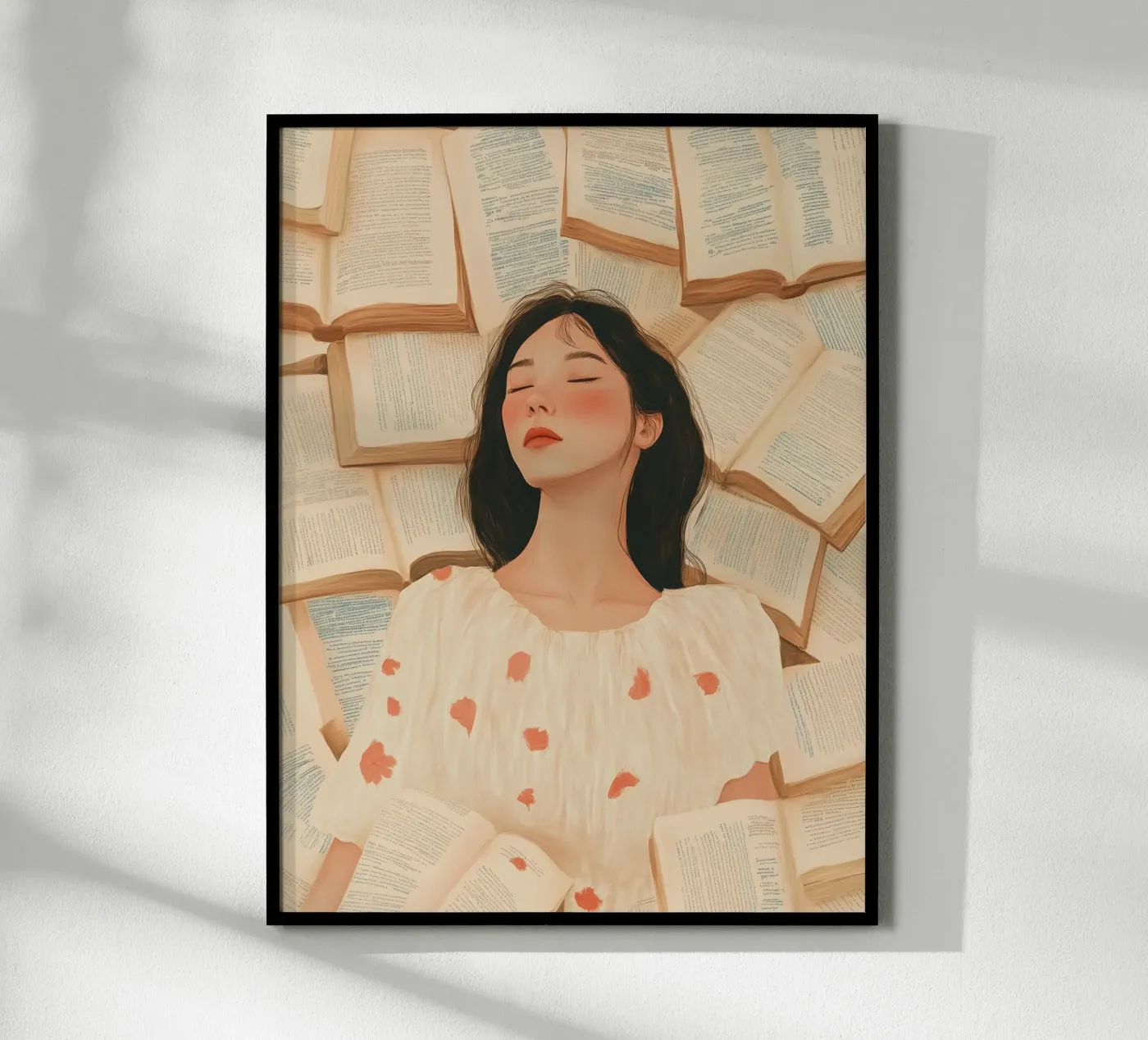 Lost Between Pages poster by Freya