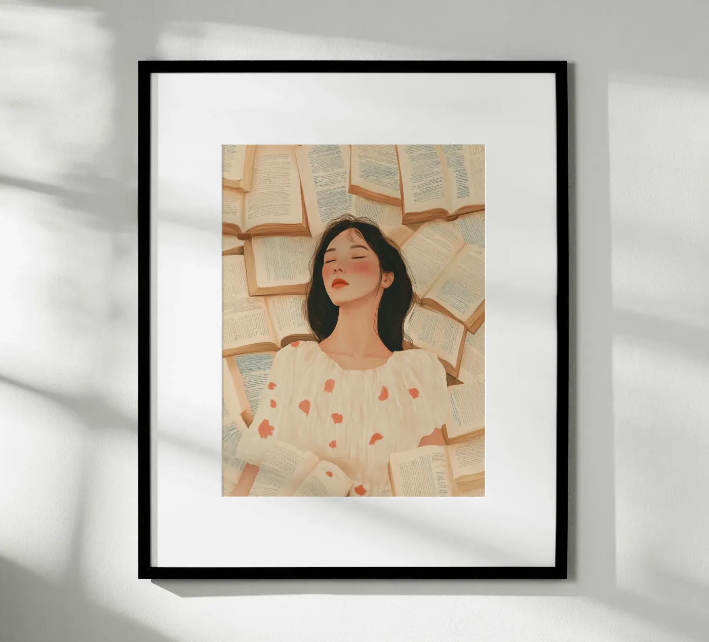 Lost Between Pages poster by Freya