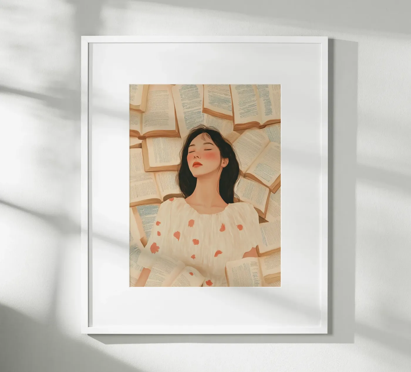 Lost Between Pages poster by Freya