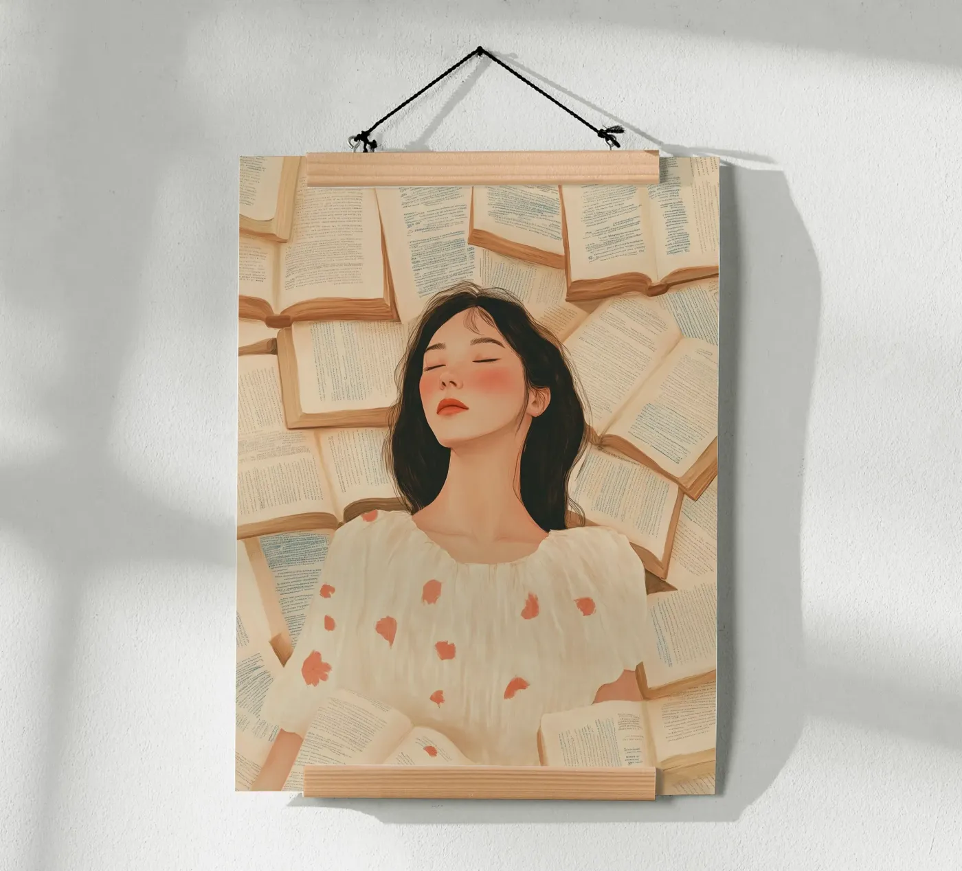 Lost Between Pages poster by Freya