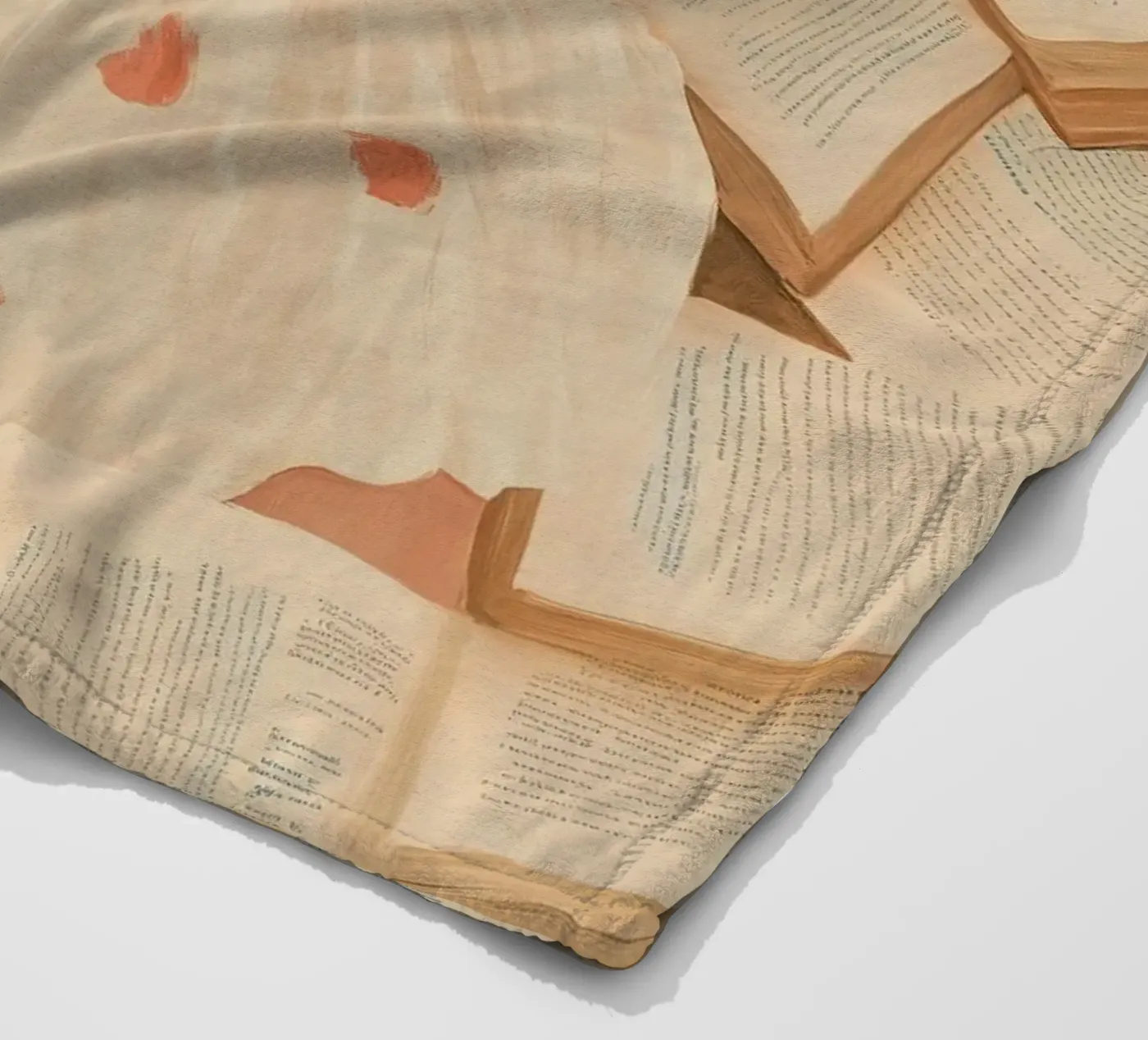 Lost Between Pages Fleecedecke von Freya