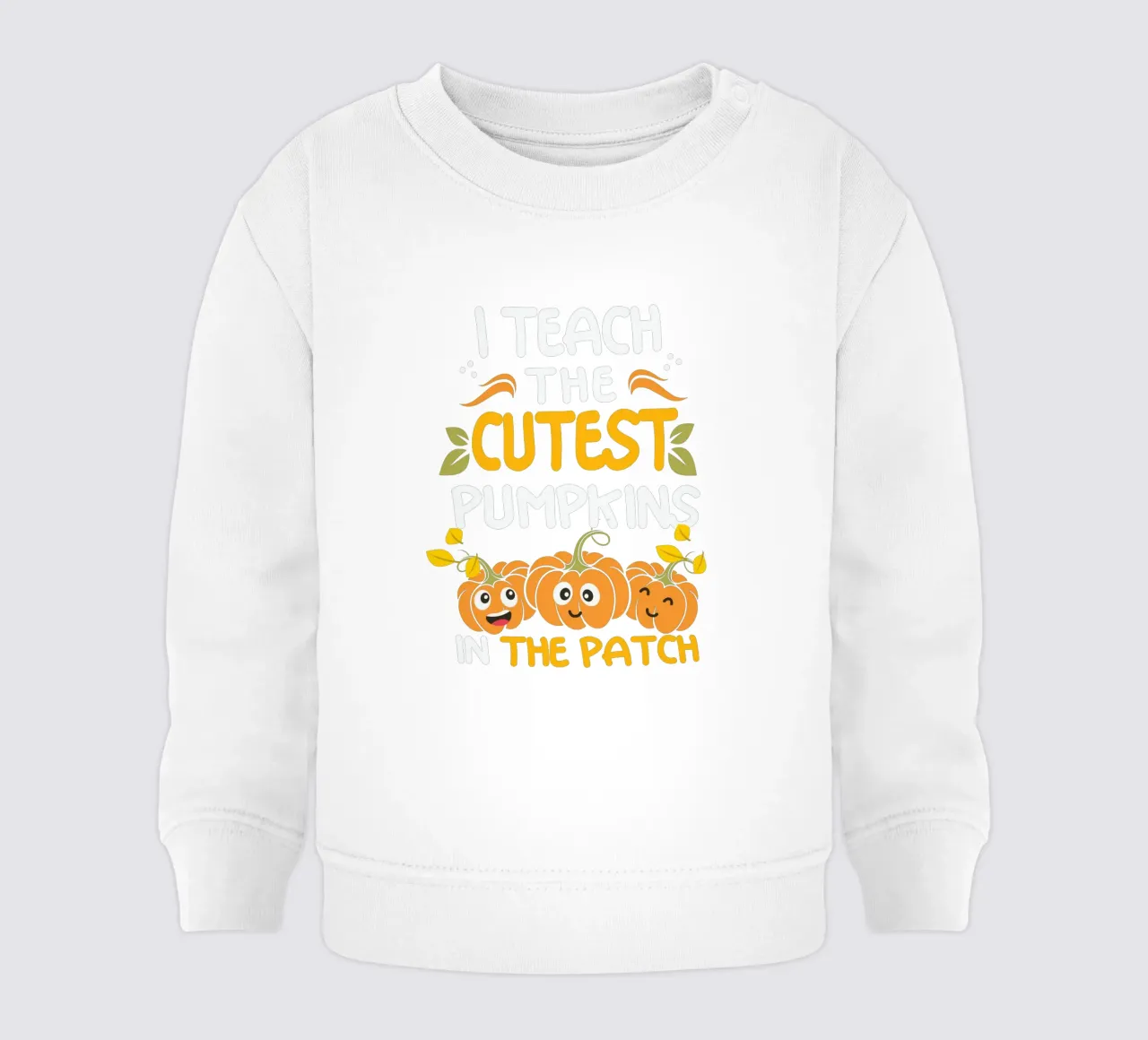I teach the cutest pumpkins in the patch sudadera de bebé de edsonramosart
