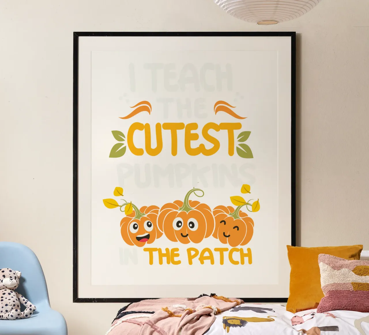 I teach the cutest pumpkins in the patch carta hahnemühle da edsonramosart