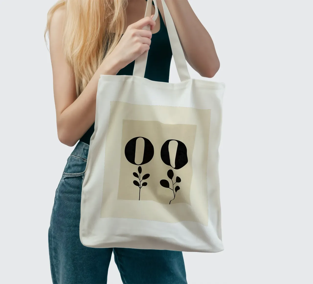 Zero Zero borsa in juta da treechild