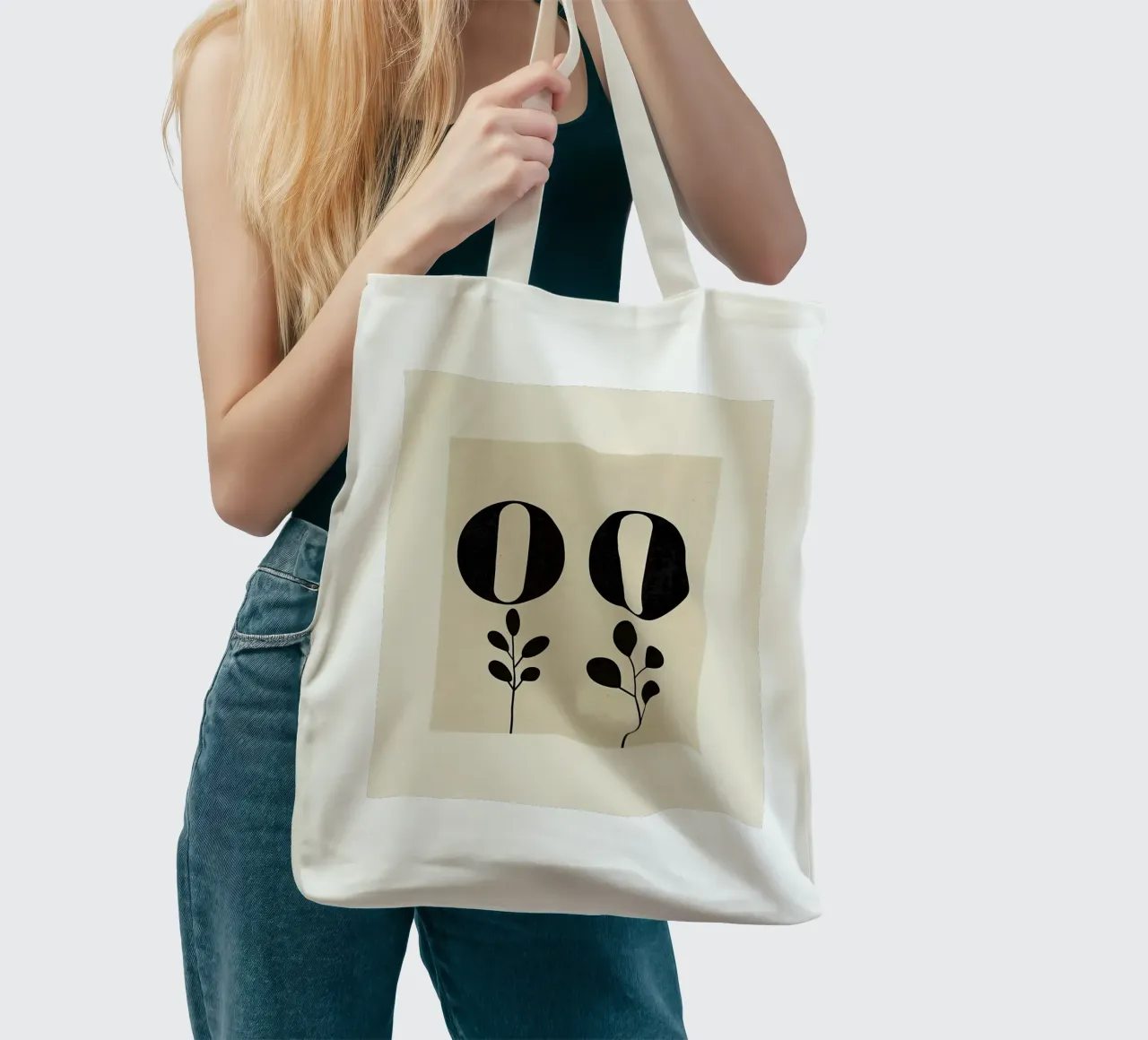 Zero Zero borsa in juta da treechild