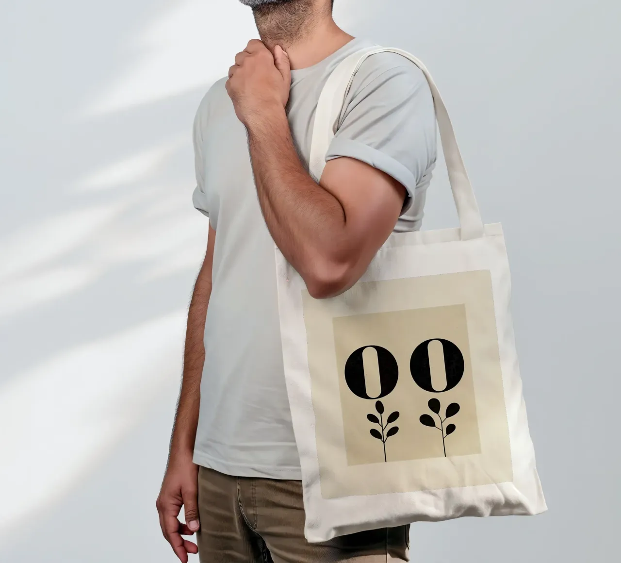 Zero Zero borsa in juta da treechild