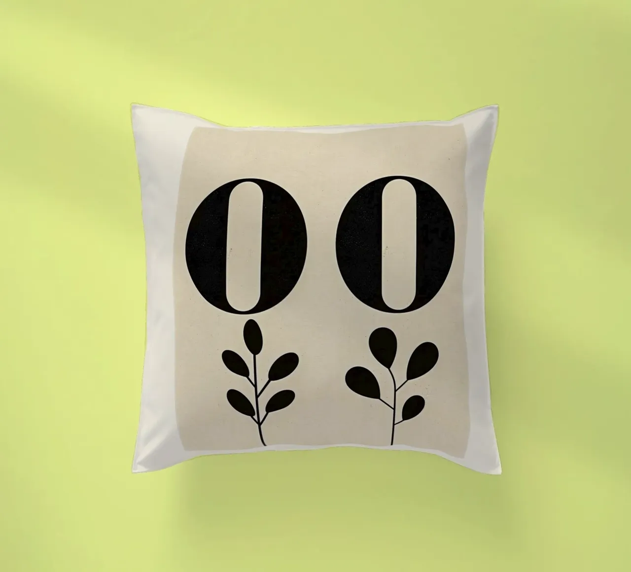 Zero Zero decorative cushion by treechild