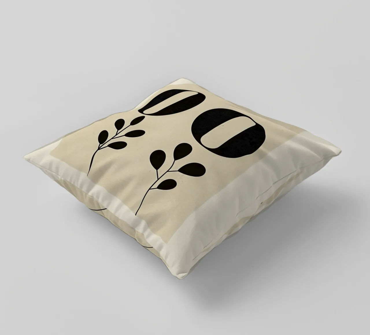 Zero Zero decorative cushion by treechild