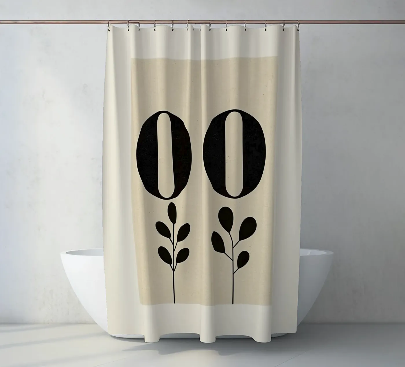 Zero Zero rideau de douche de treechild