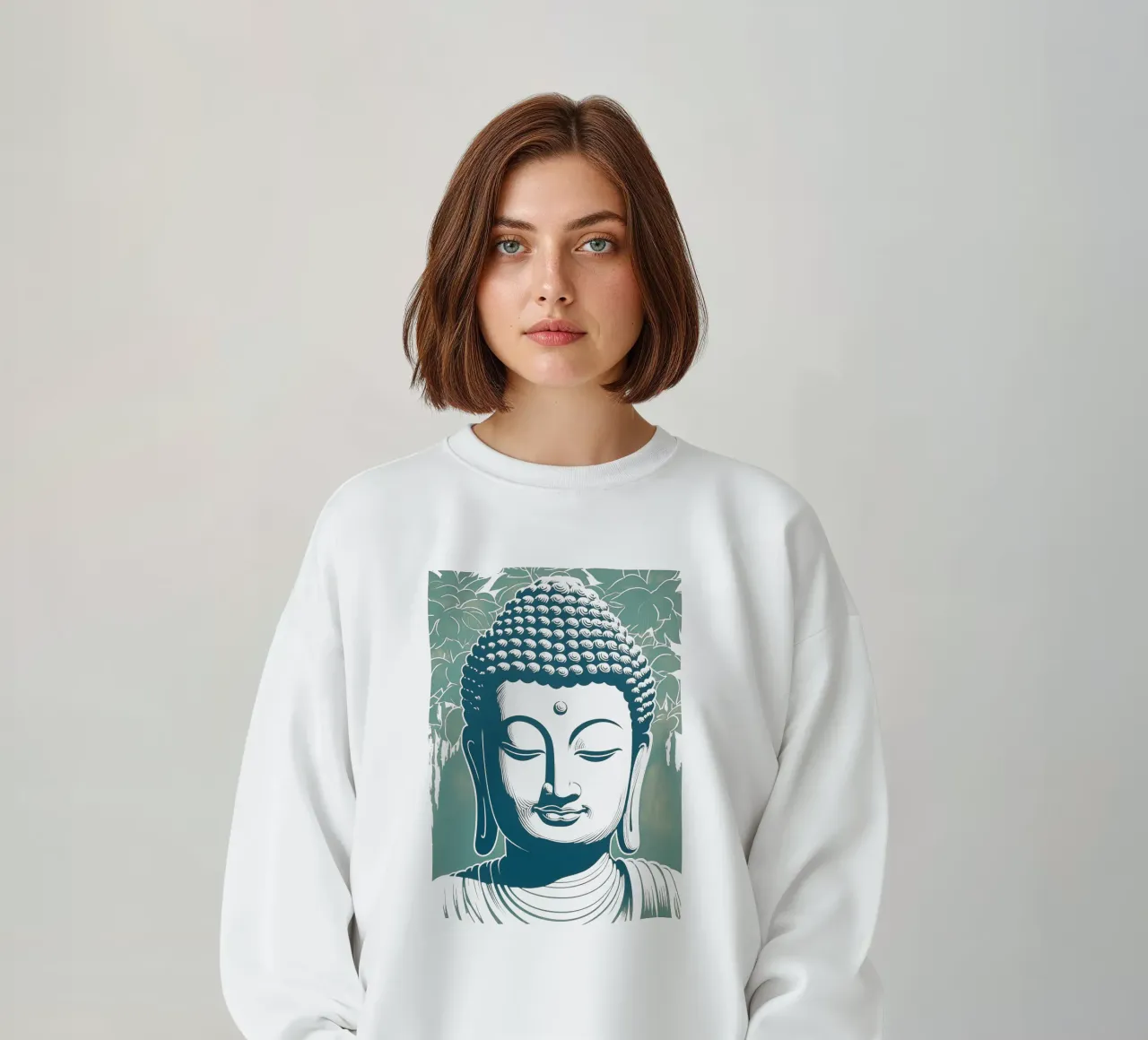 Buddha rilassato felpa da Autofocus
