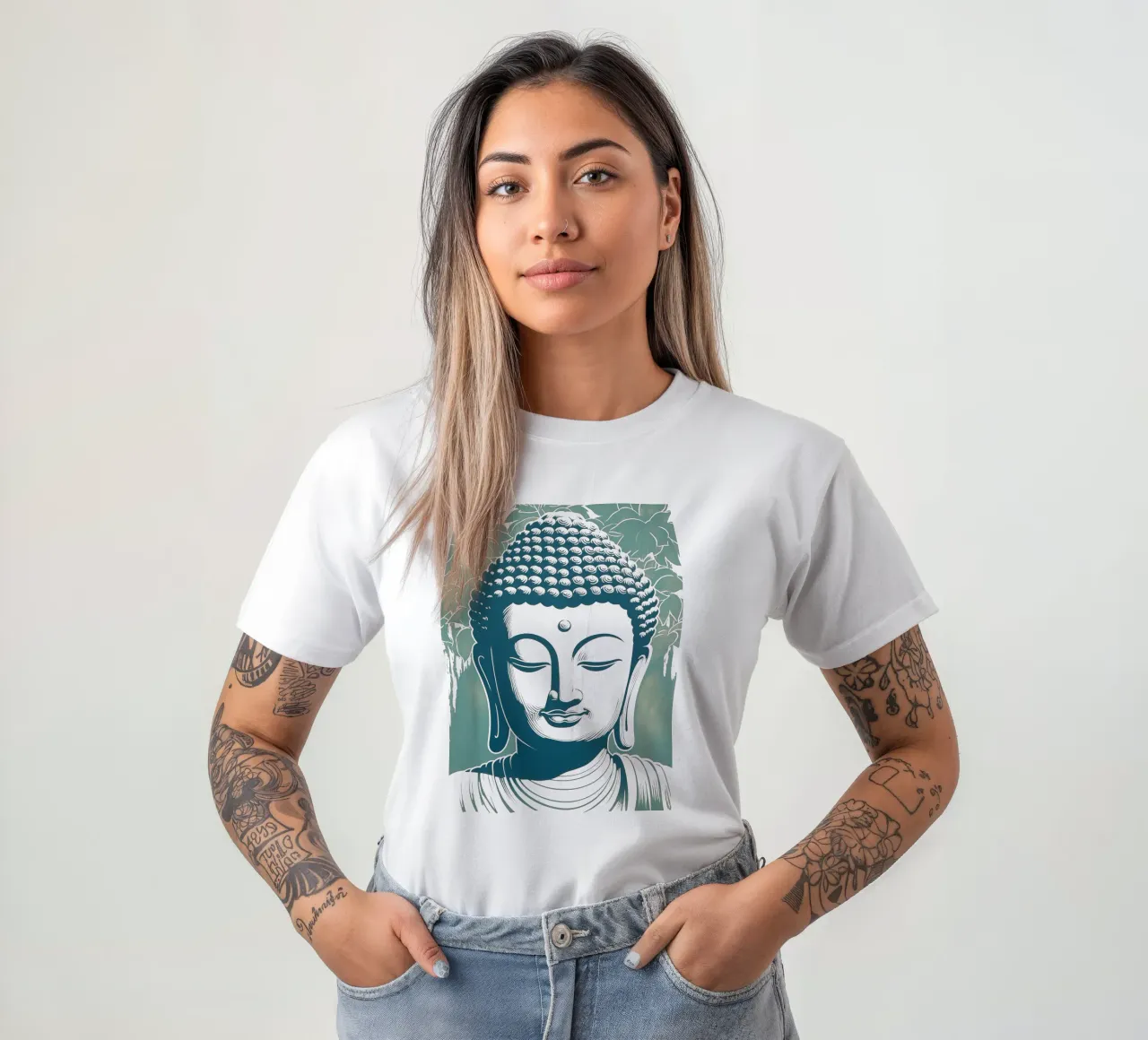 Buddha rilassato t-shirt da Autofocus