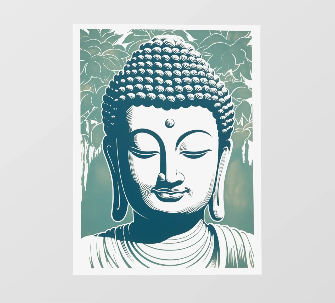 Buddha rilassato pellicola backlit da Autofocus