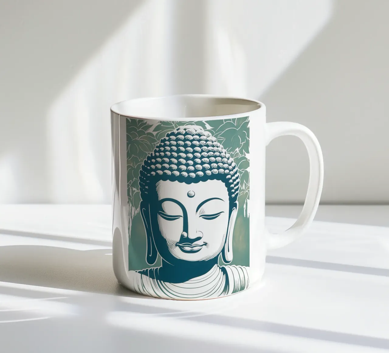 Buddha rilassato tazza in ceramica da Autofocus