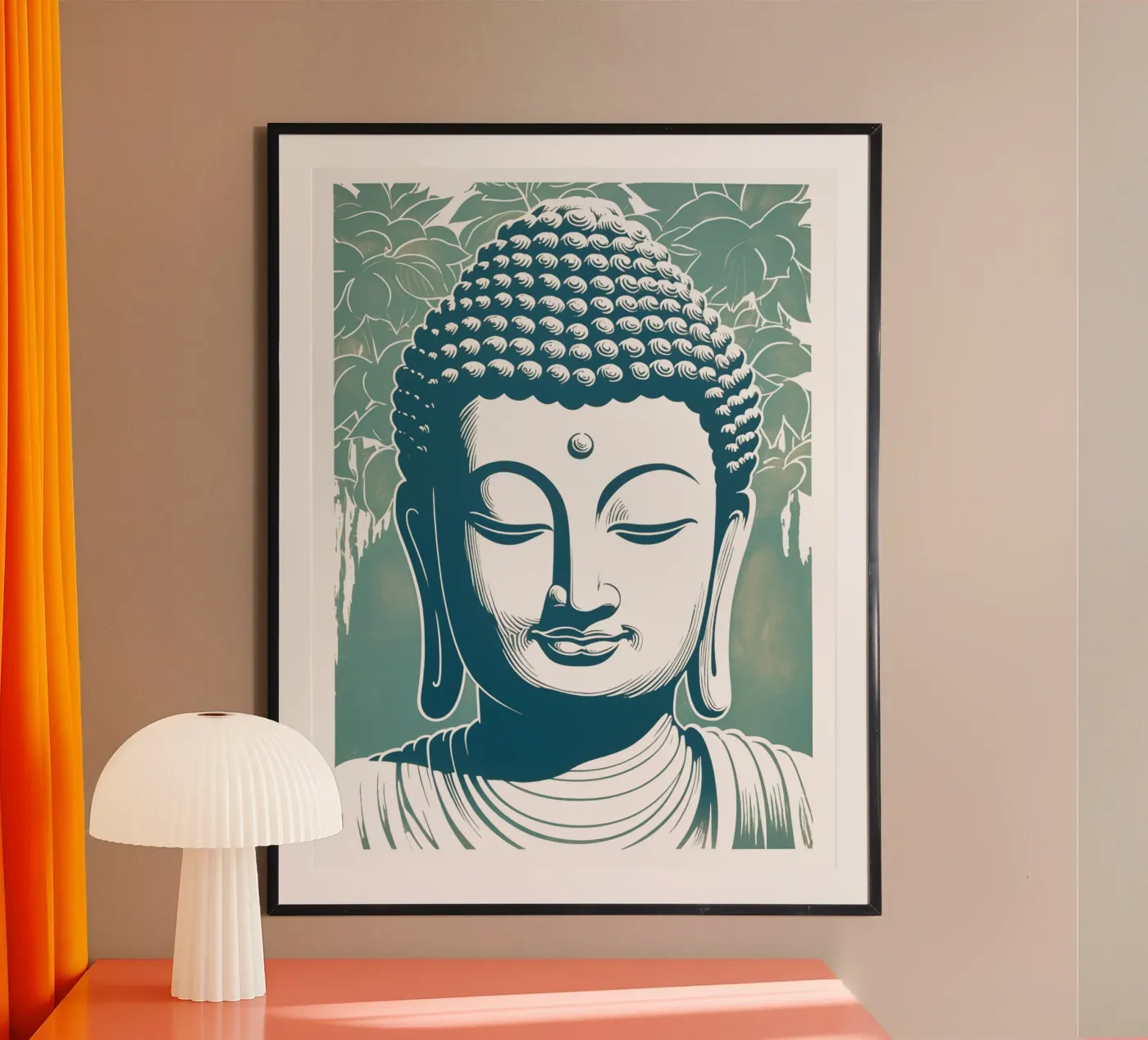 Relaxed Buddha poster by Autofocus