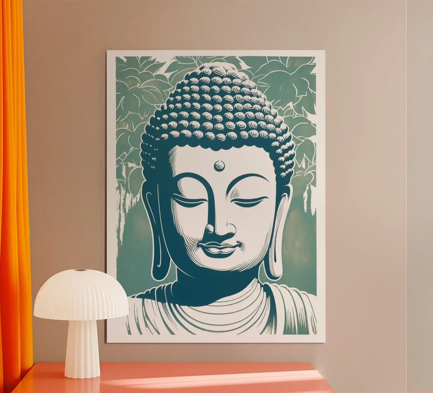 Relaxed Buddha poster by Autofocus