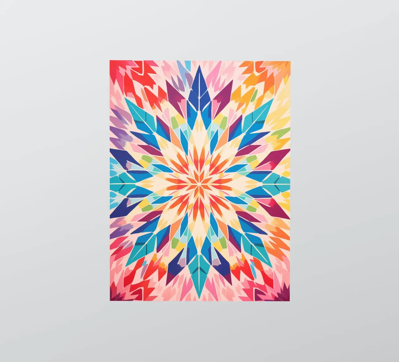 Retro-Kaleidoskop-Muster Sticker von Autofocus