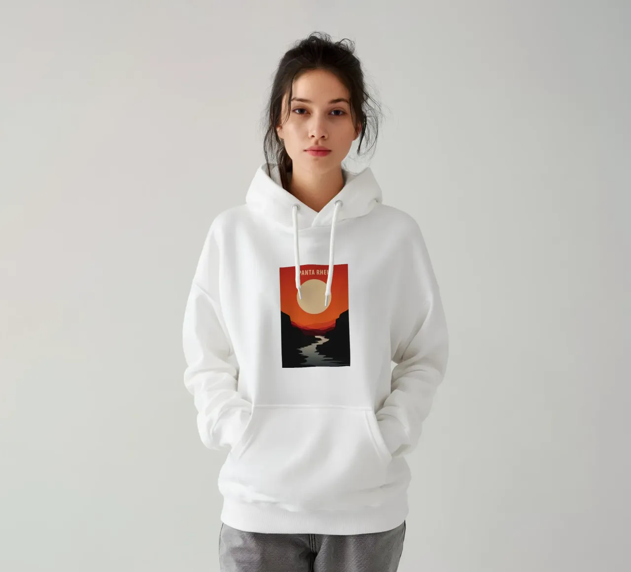 Panta Rhei - Tutto scorre felpa con cappuccio da Autofocus