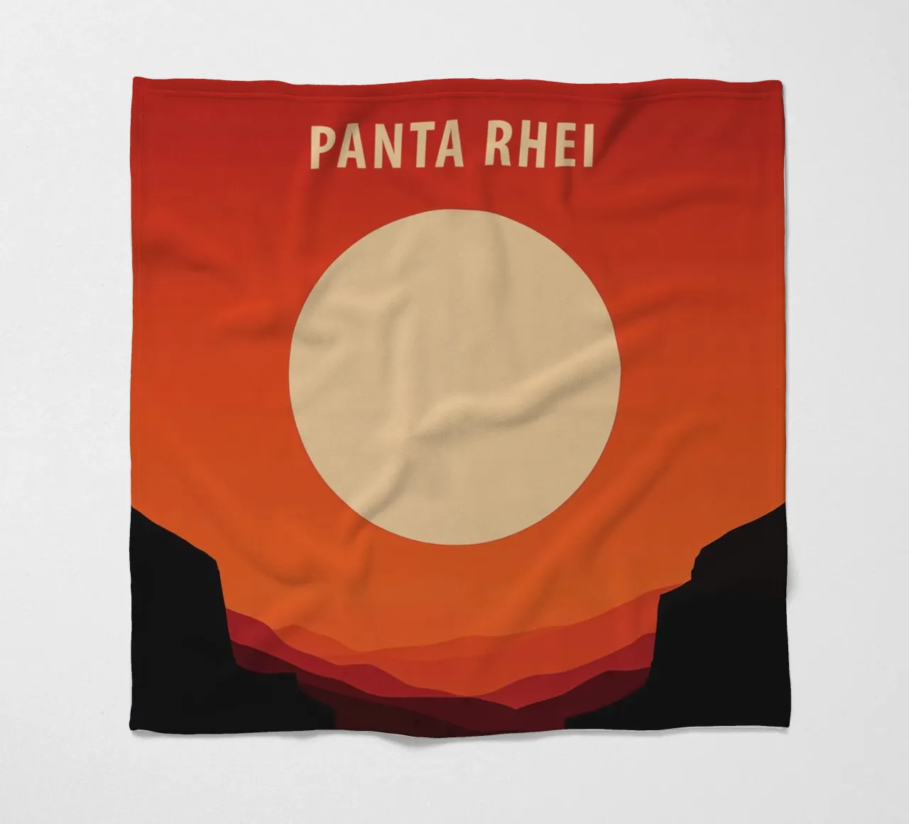 Panta Rhei - Tutto scorre coperta in pile da Autofocus