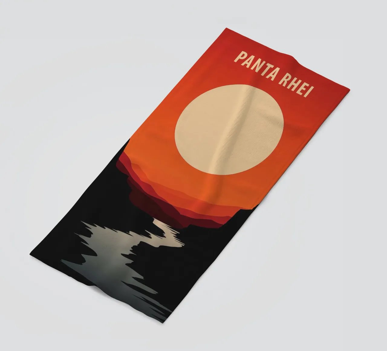 Panta Rhei - Tutto scorre telo mare da Autofocus