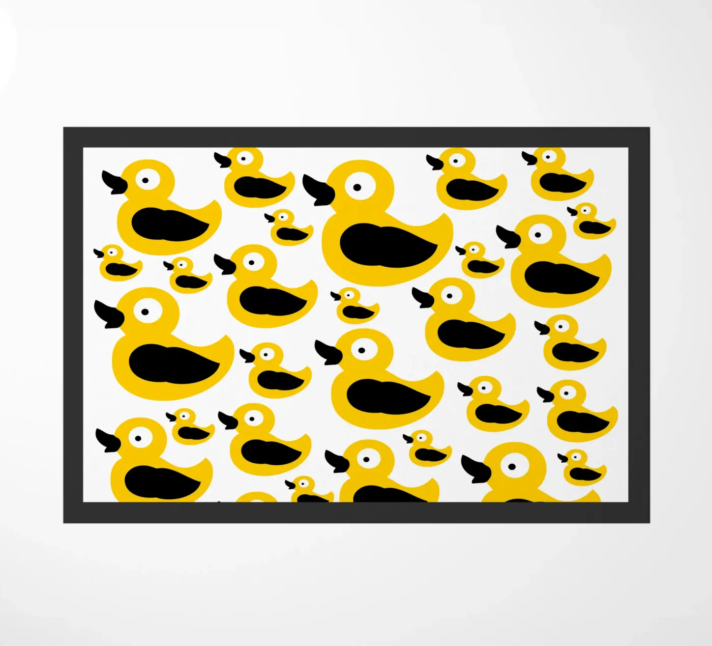 Cute yellow duck pattern zerbino da baobabprintstore