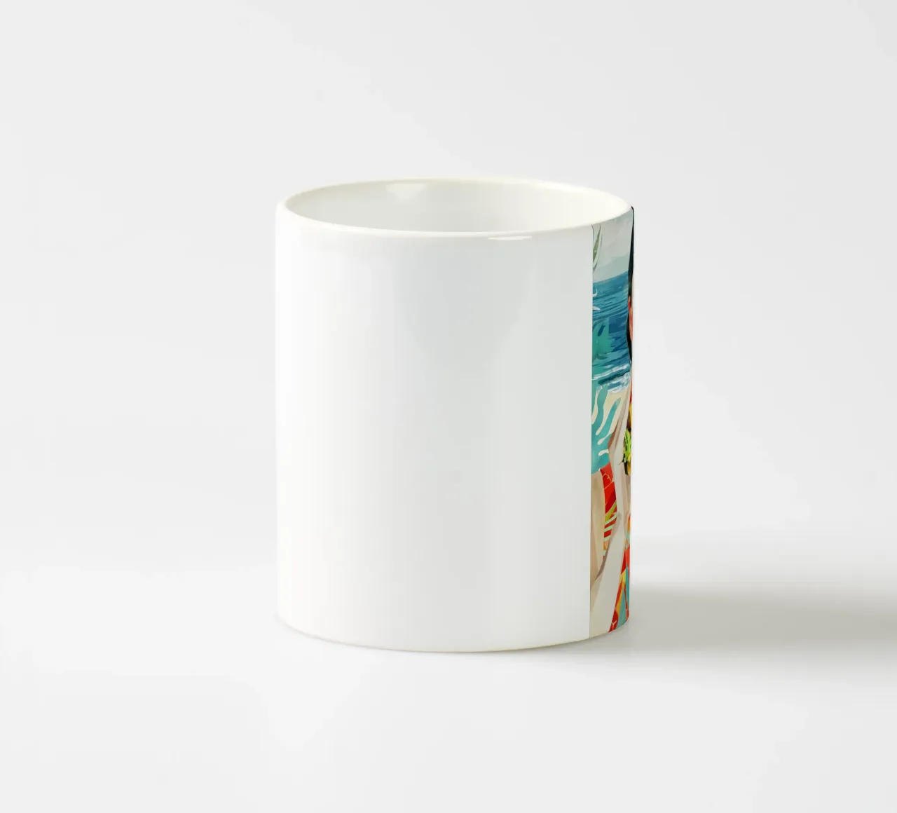 Così assaggiate l'arte alimentare ad acquerello tazza in ceramica da Justyna Jaszke JBJart