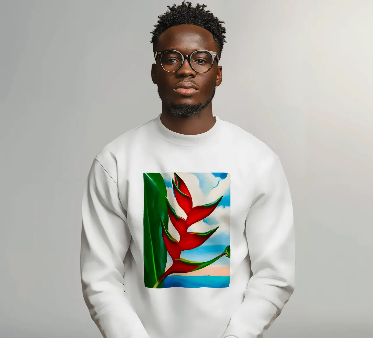 Georgia O'Keeffe - Crabs Claw Ginger Hawaii, 1939 sweatshirt by Kinsley