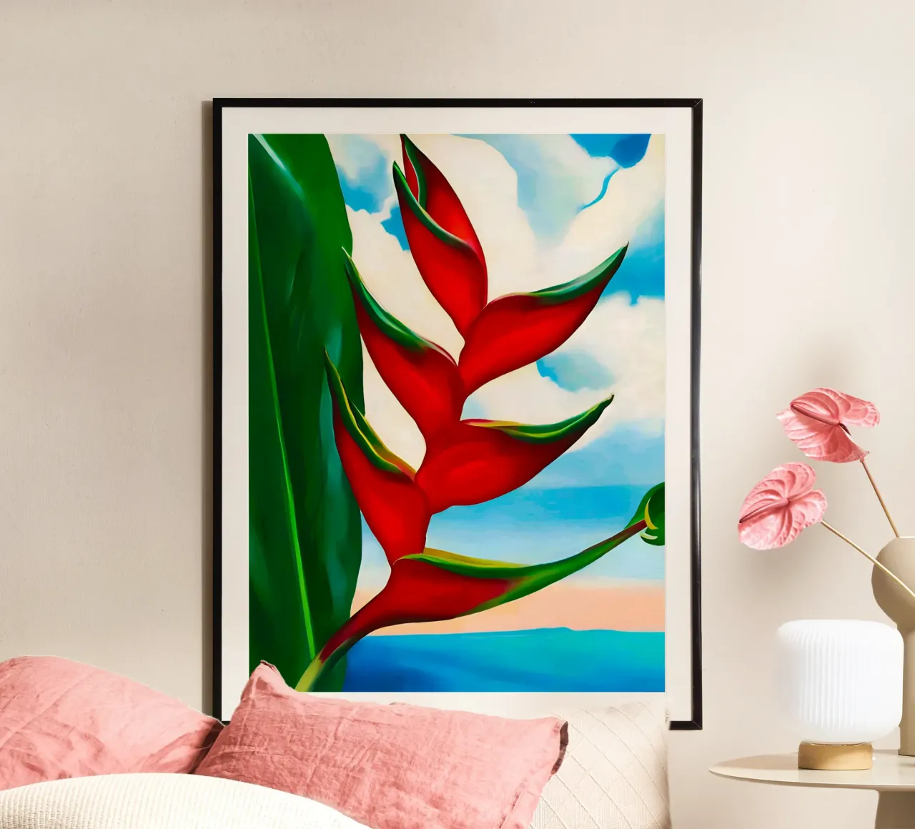 Georgia O'Keeffe - Crabs Claw Ginger Hawaii, 1939 hahnemühle by Kinsley