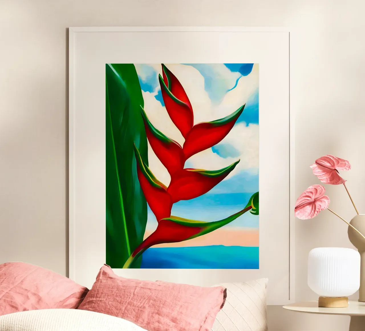 Georgia O'Keeffe - Crabs Claw Ginger Hawaii, 1939 hahnemühle by Kinsley