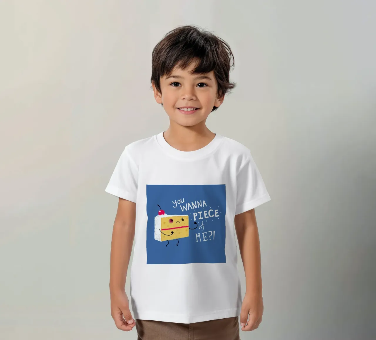 Angry Cake Kinder T-Shirt von DinoMike