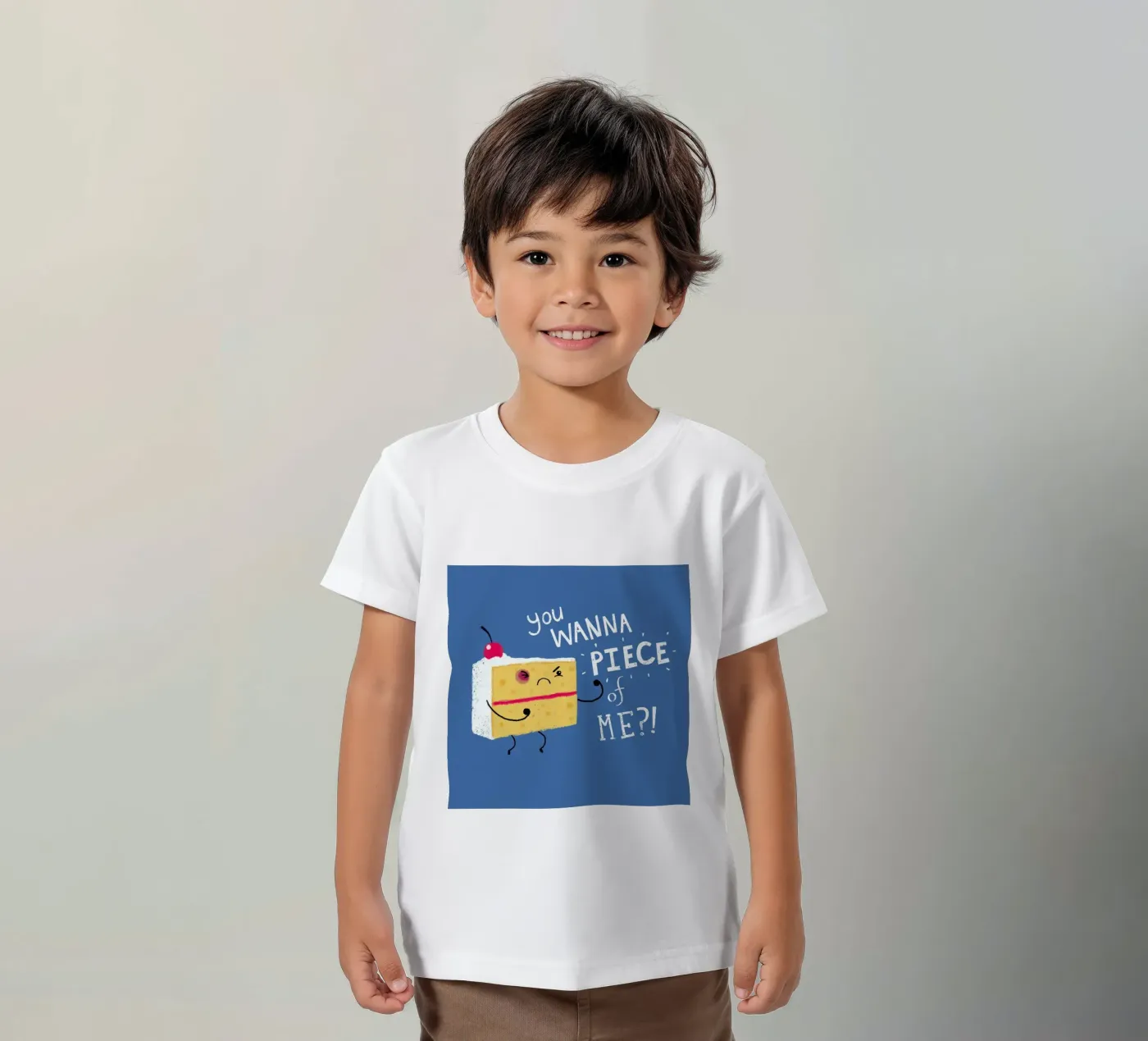 Angry Cake t-shirt bambini da DinoMike