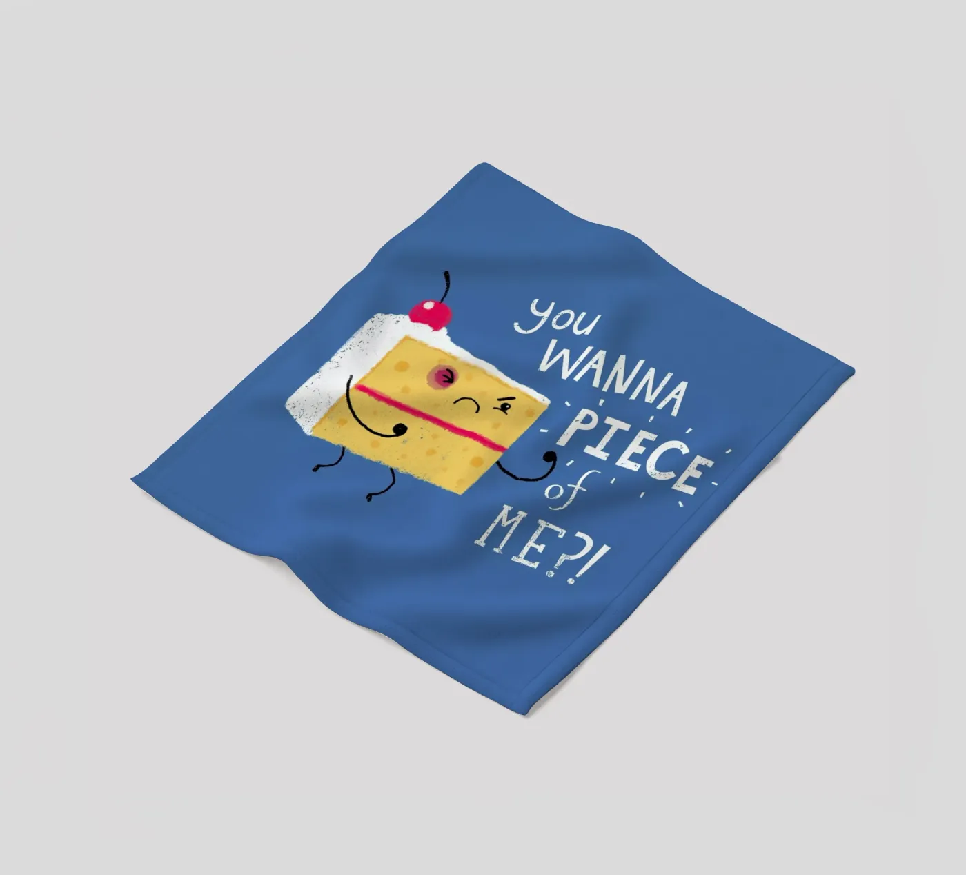 Angry Cake Fleecedecke von DinoMike