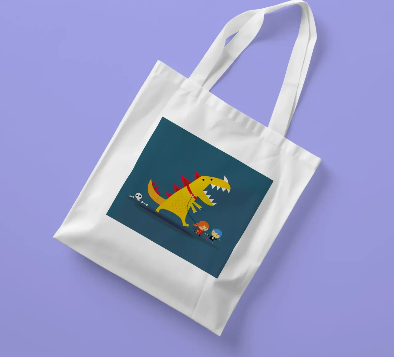 Dino Walk Jutebeutel von DinoMike