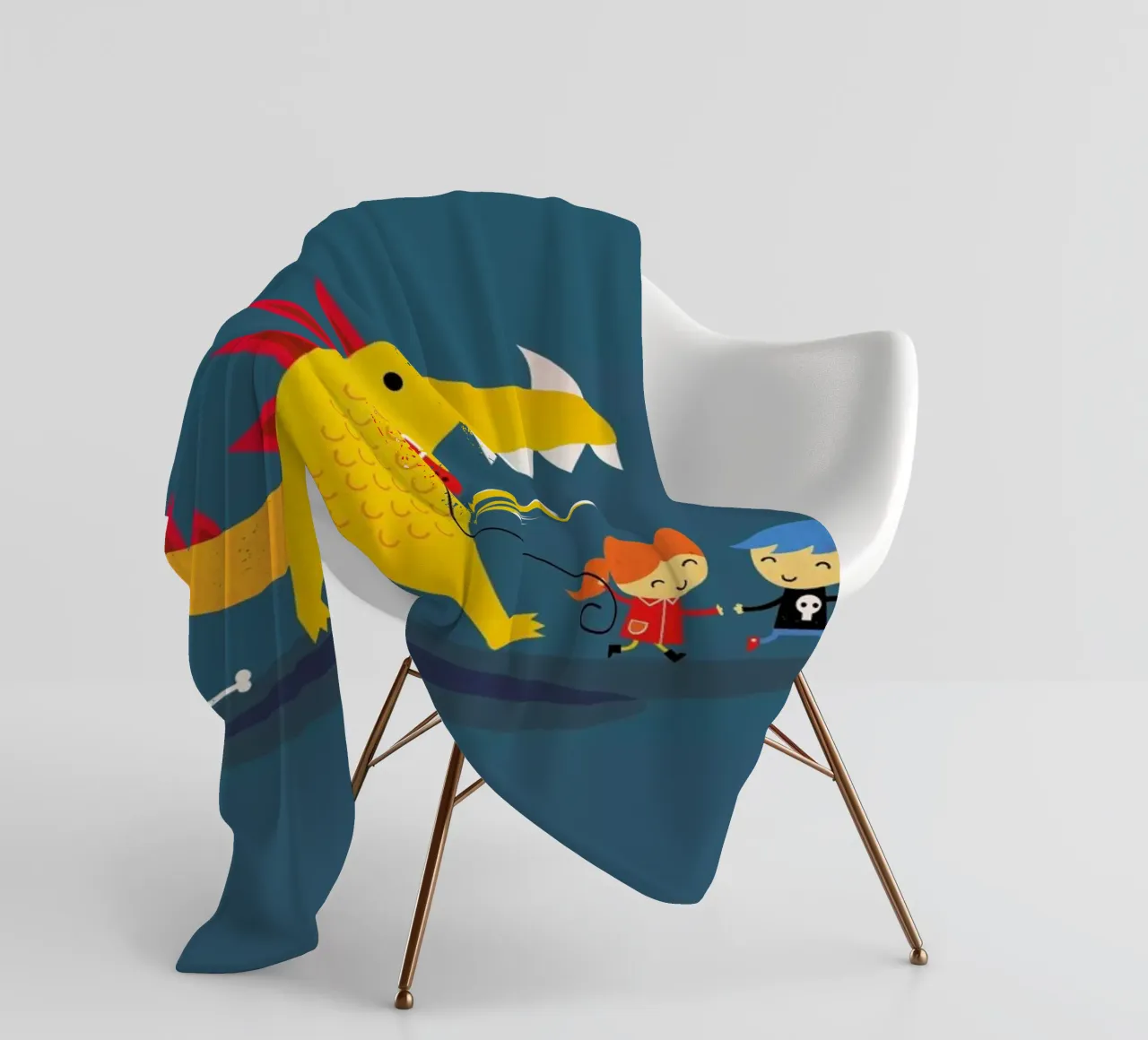 Dino Walk coperta in pile da DinoMike