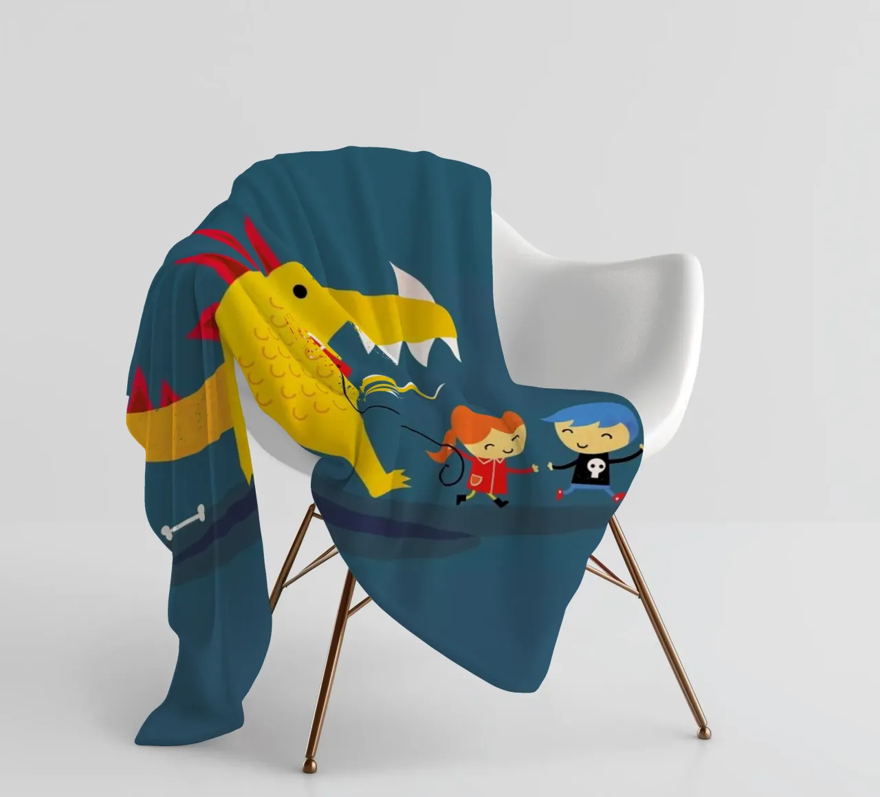 Dino Walk coperta in pile da DinoMike