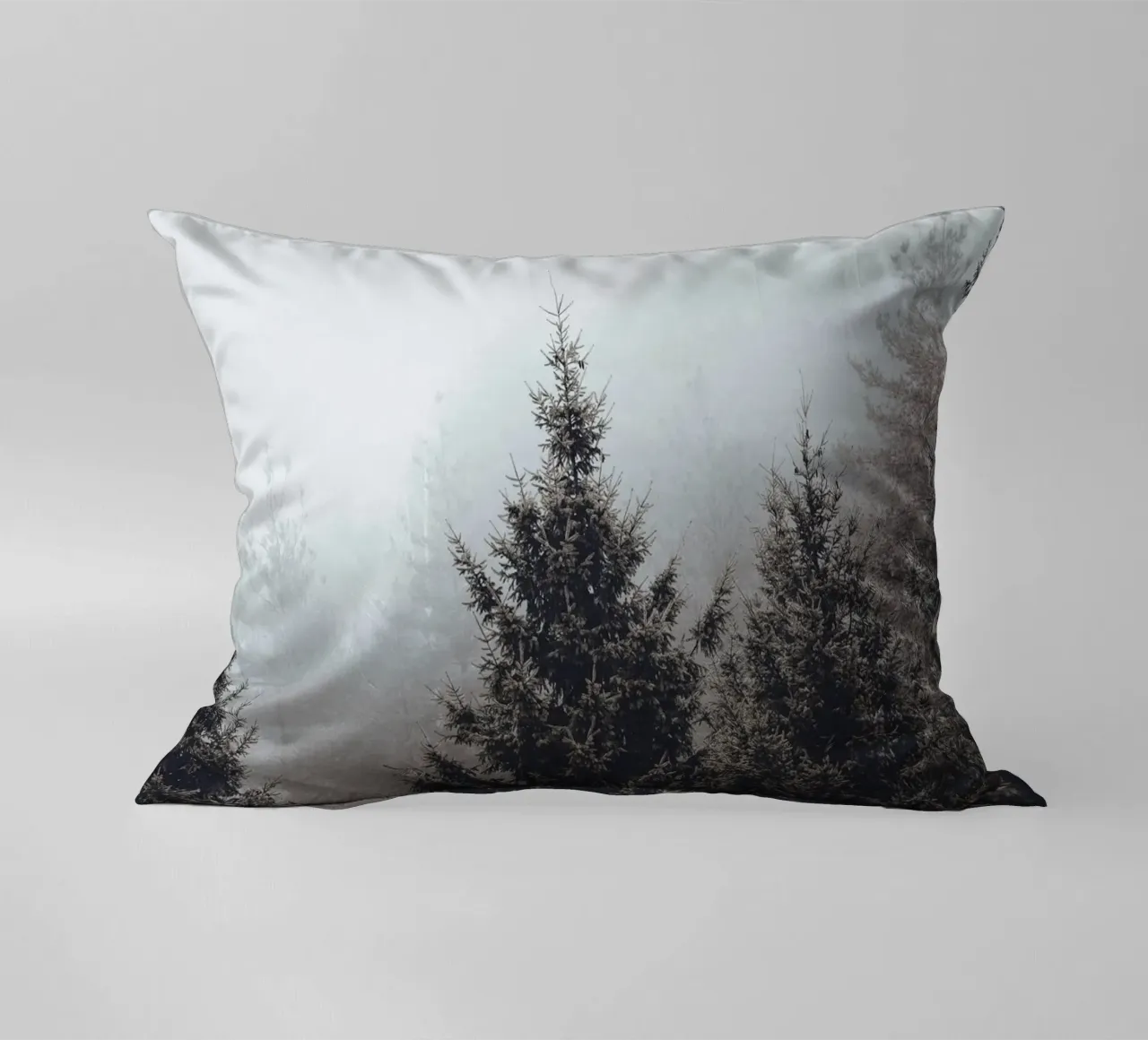 Cloud forest - mystical natural scenery decorative cushion by Whole©